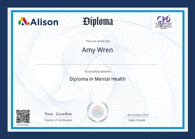 Diploma in Mental Health (CPD)